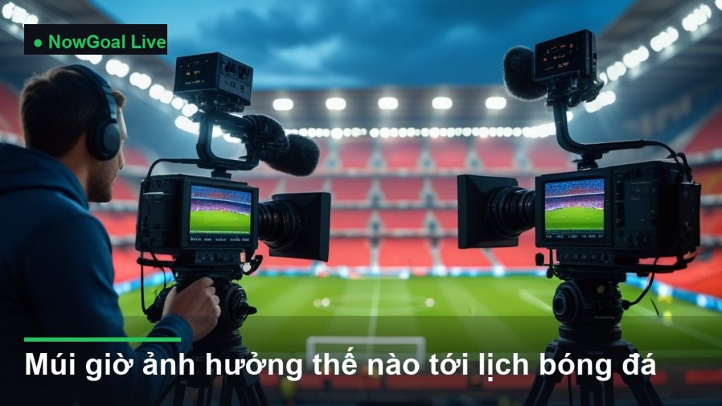 hệ thống camera truyền hình trực tiếp trận đấu - múi giờ ảnh hưởng thế nào tới lịch bóng đá
